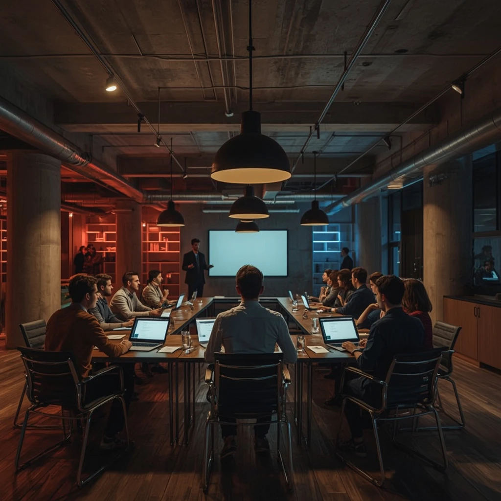 immagine panoramica del team